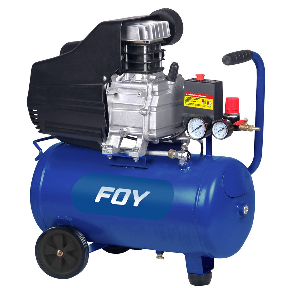 Compresor de aire eléctrico lubricado 25 Lt, 2 HP, 120 V Foy CMP325