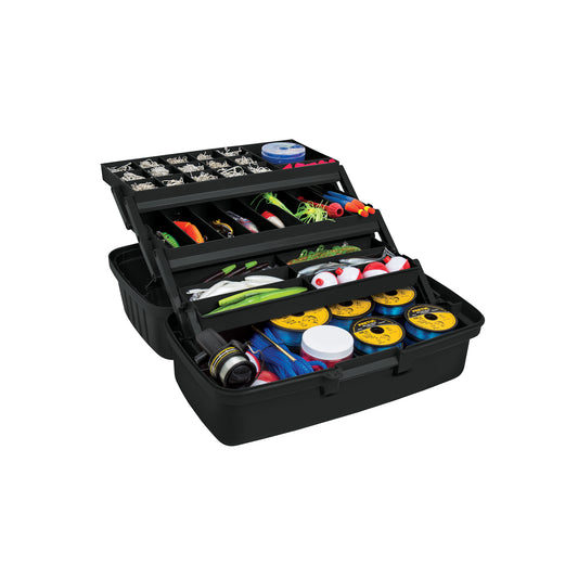 Caja para pesca de 16" con 3 bandejas deslizables Truper CPE-16N