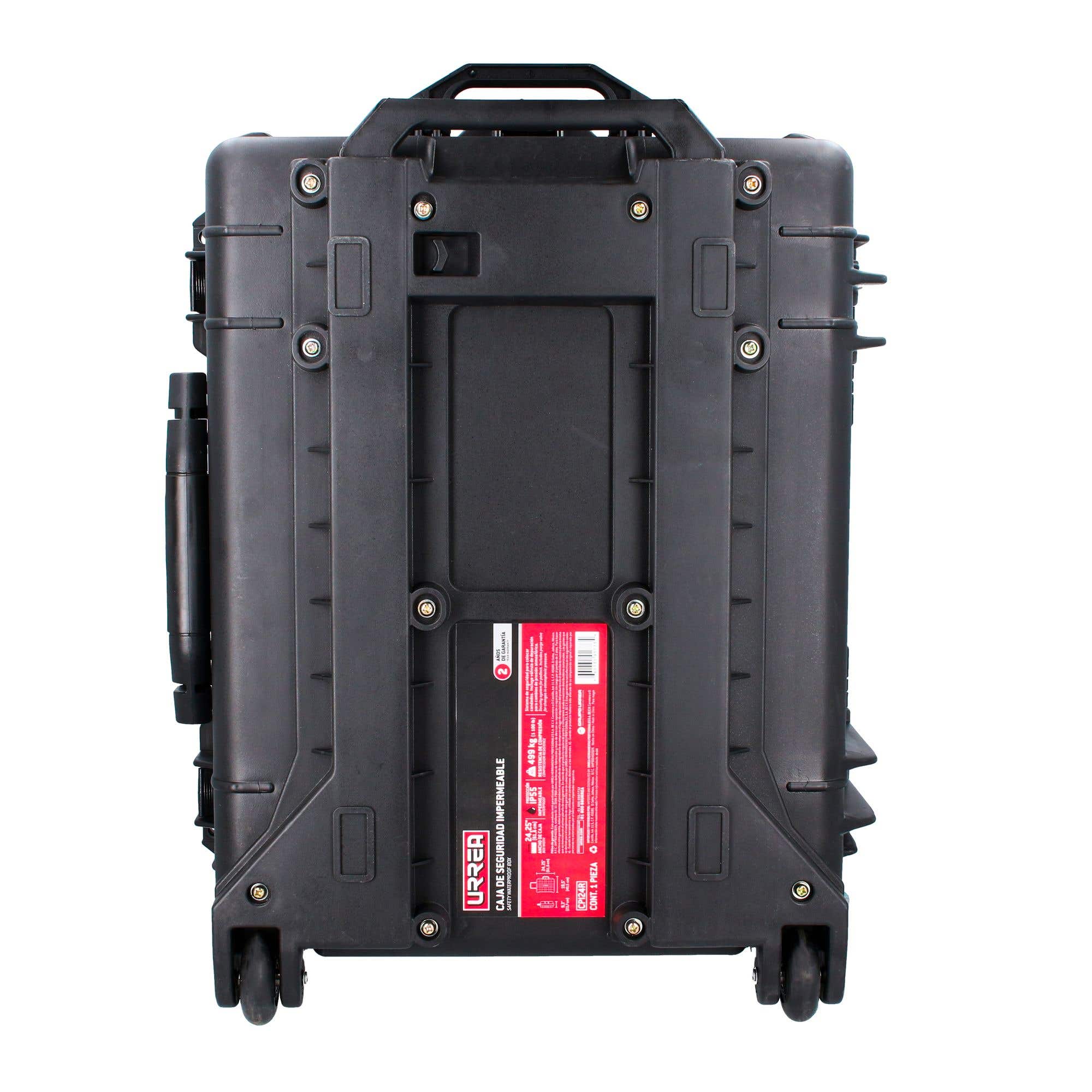 Caja portaherramientas plástica de seguridad impermeable 24" x 19" x 9" Urrea CPI24R - imagen 6