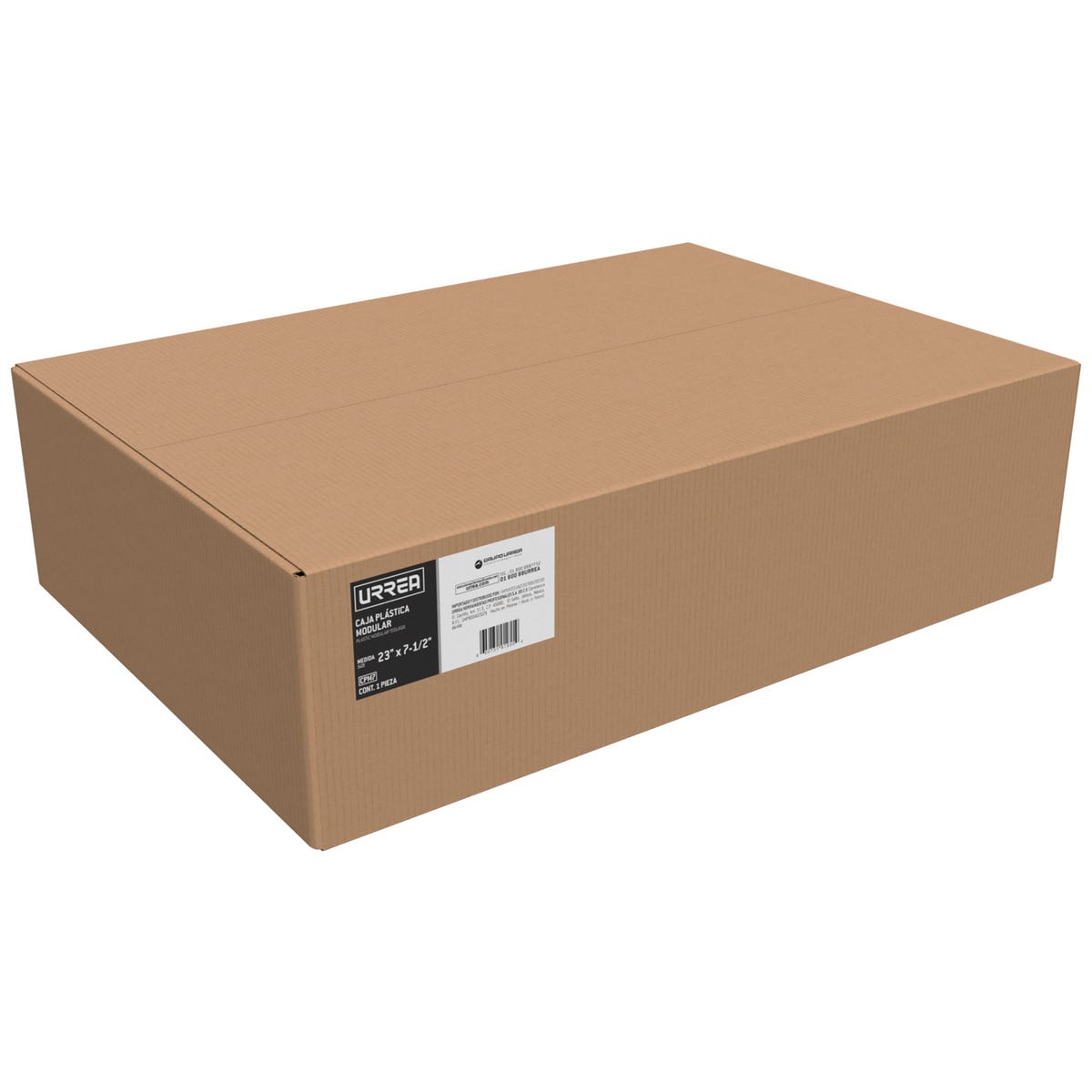 Caja portaherramientas plástica modular con compartimentos color negro 23" x 15" x 7" Urrea CPM7 - imagen 5
