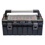 Caja portaherramientas plástica modular con organizador color negro 21"x 10" x 9" Urrea CPO21 - imagen 4