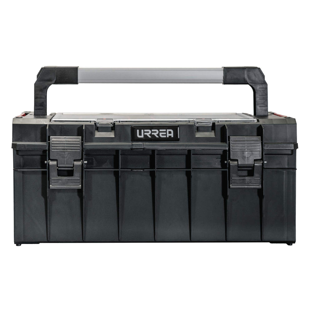 Caja portaherramientas plástica modular con organizador color negro 21"x 10" x 9" Urrea CPO21 - imagen 6