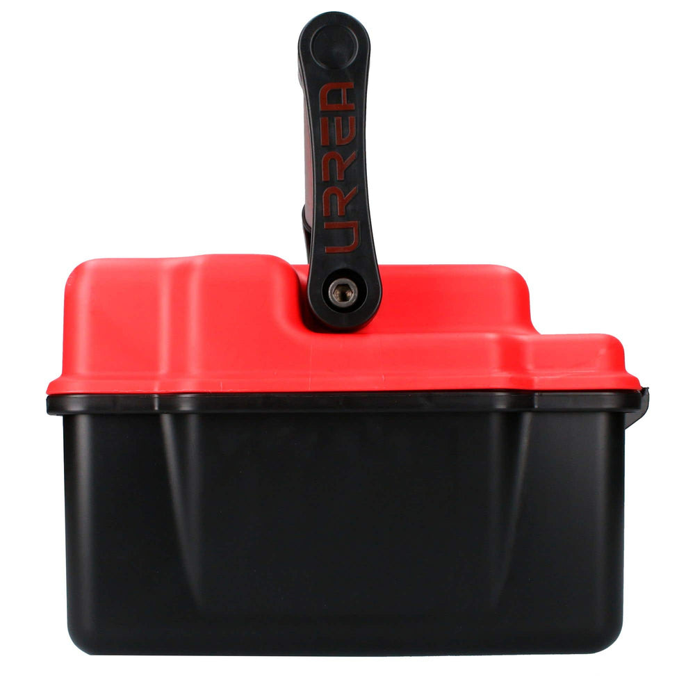 Caja portaherramientas plástica con broches metálicos color negro tapa roja 21" x 11" x 7" Urrea CPUC20R - imagen 7