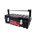 Caja portaherramientas plástica con broches metálicos color negro 21" x 11" x 7" Urrea CPUC20 - imagen 2