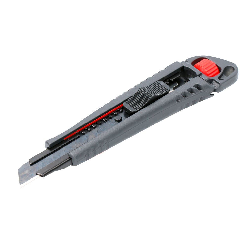 Cutter con cuerpo de acero de 18 mm, con hoja recubierta de PTFE, mango ABS Urrea CUTU1 - imagen 2