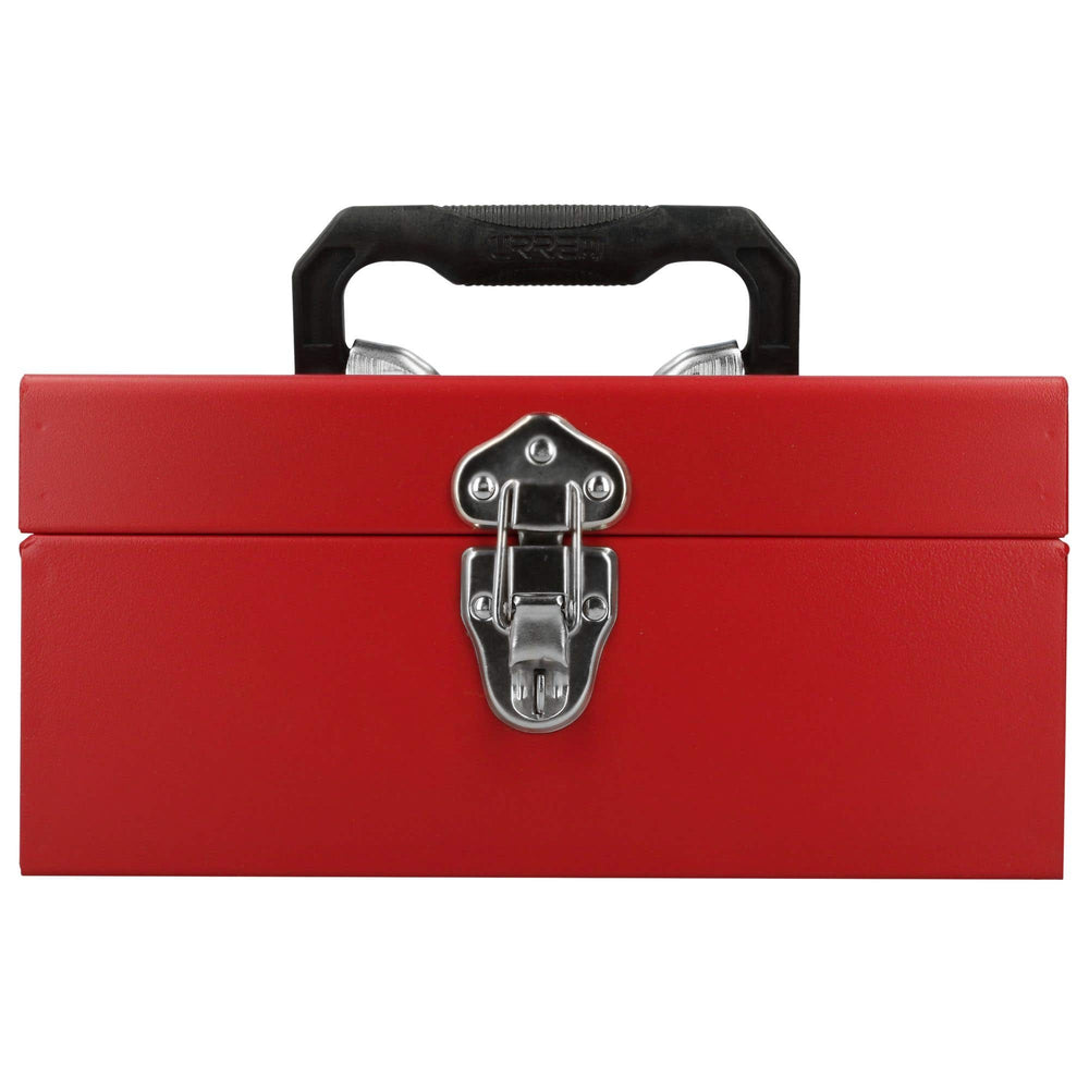 Caja portaherramientas métalica con asa plástica color rojo 11" x 6" x 5" Urrea D1 - imagen 4