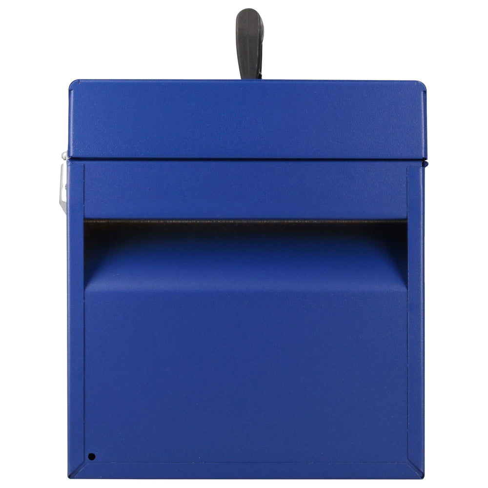 Caja portaherramientas métalica con asa plástica color azul 20" x 8" x 9" Urrea D6A - imagen 8