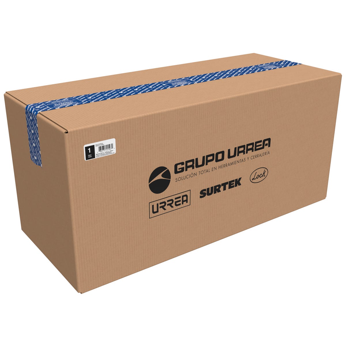 Caja portaherramientas métalica con asa plástica color azul 23" x 10" x 11" Urrea D8A - imagen 3