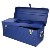 Caja portaherramientas métalica con asa plástica color azul 23" x 10" x 11" Urrea D8A - imagen 7