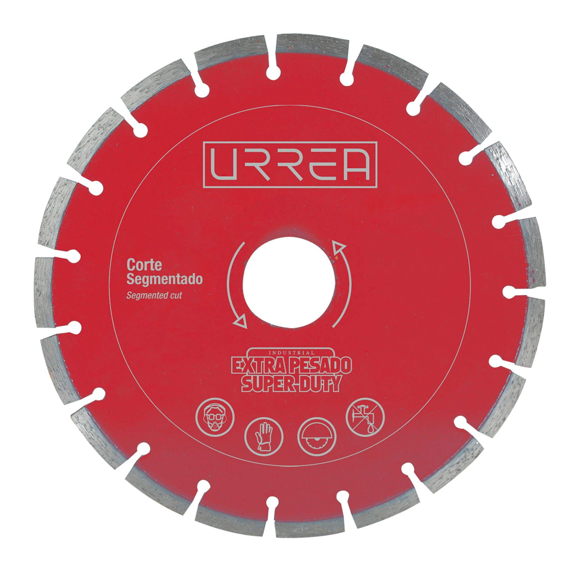 Disco de diamante segmentado 7",8,400 RPM Urrea DDES7