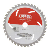 Disco para sierra circular para corte de madera 40 dientes, 8-1/4" Urrea DSM840