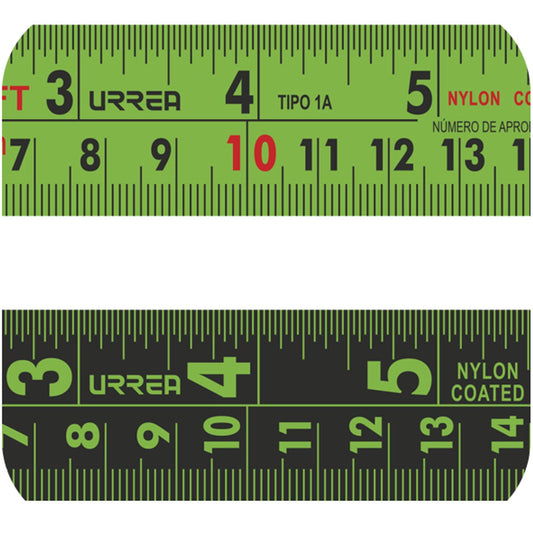 Flexómetro anti-impacto de alta visibilidad, 5 m x 27 mm Urrea FLXAV5 – imagen 3
