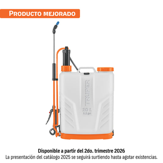 Fumigador de 20 L manual de mochila Truper FUM-20