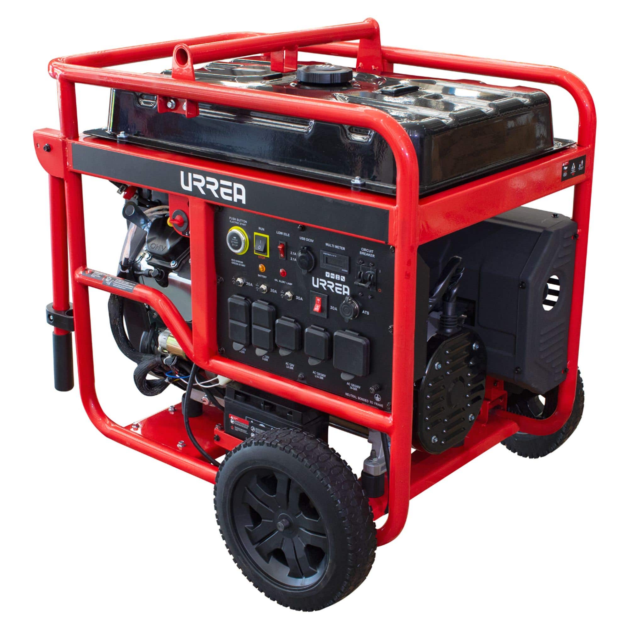 Generador a gasolina 13000 W, 713 cc, voltaje de salida 120-240 V Urrea GG813