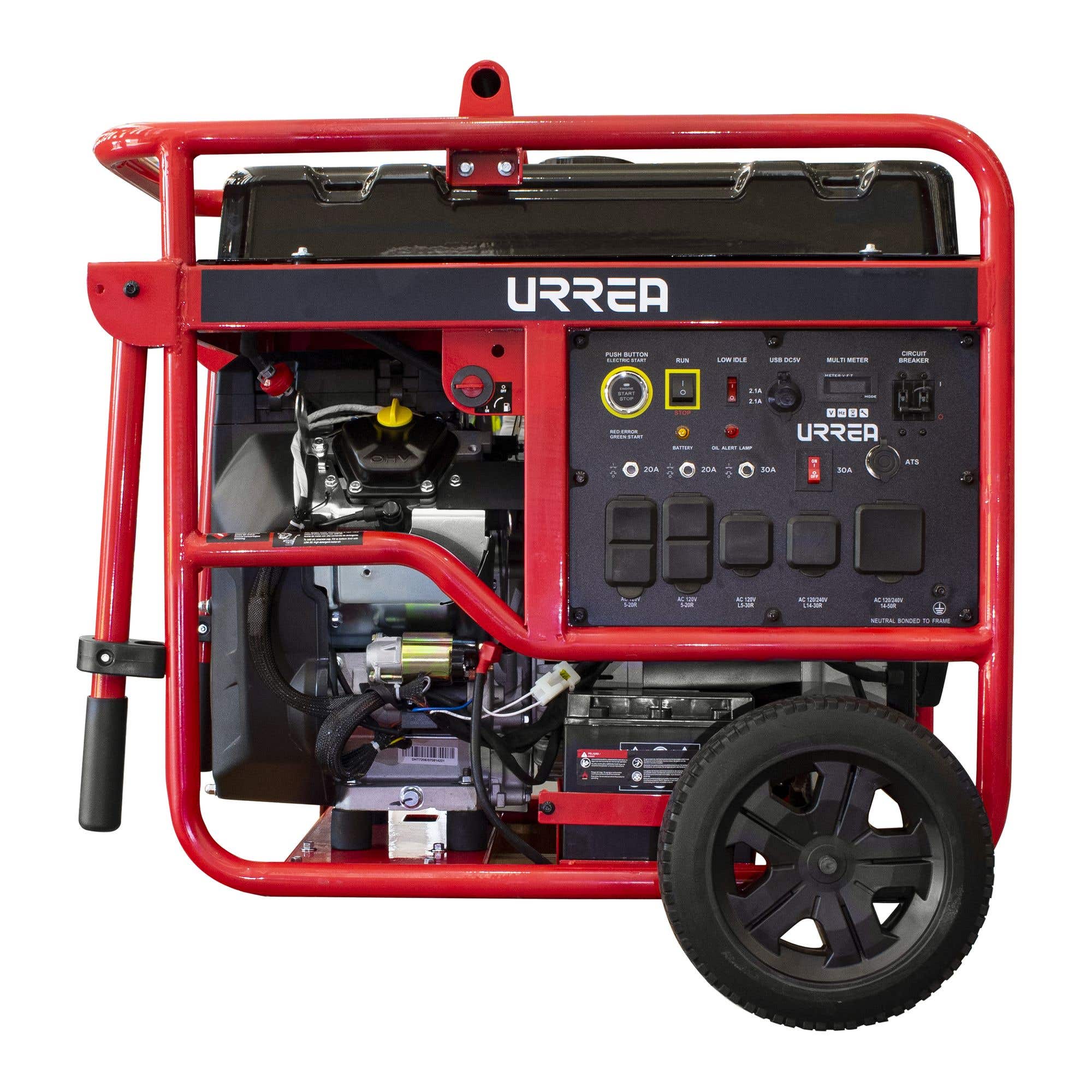 Generador a gasolina 13000 W, 713 cc, voltaje de salida 120-240 V Urrea GG813 - imagen 5