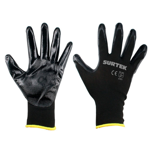 Guantes de nailon con recubrimiento de nitrilo G Surtek GNNG – imagen 2