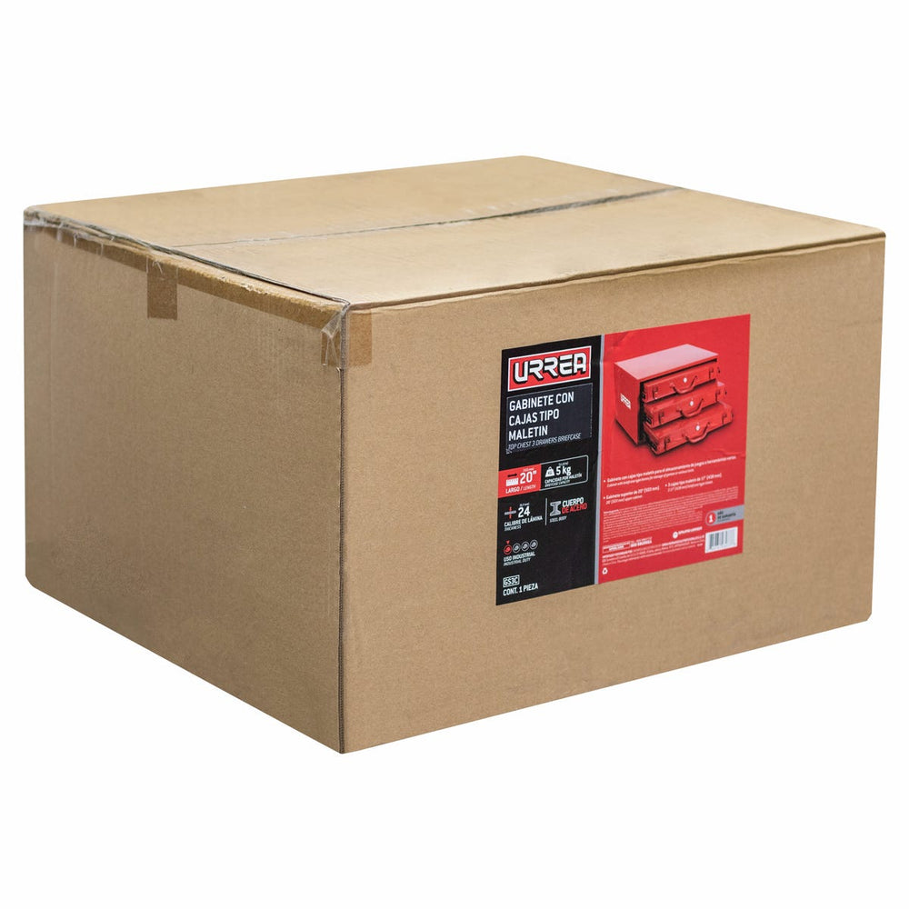 Gabinete superior con 3 cajas tipo maletín 20" Urrea GS3C - imagen 5