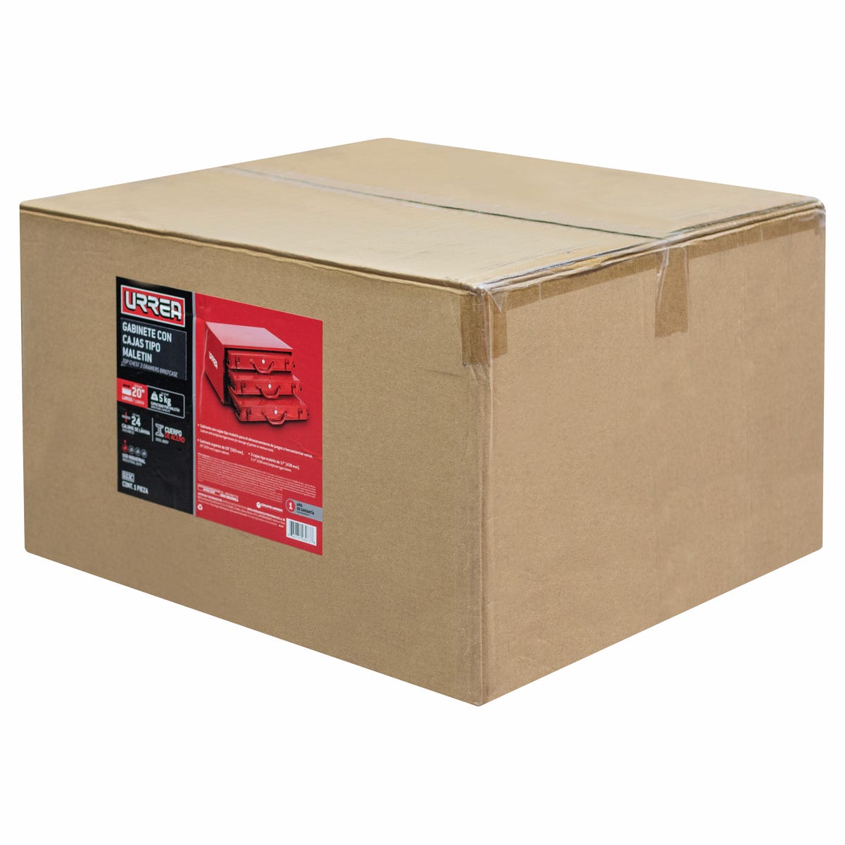 Gabinete superior con 3 cajas tipo maletín 20" Urrea GS3C - imagen 4