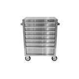 Gabinete acero inoxidable móvil 7 gavetas serie H 27" Urrea H27M7S - imagen 4