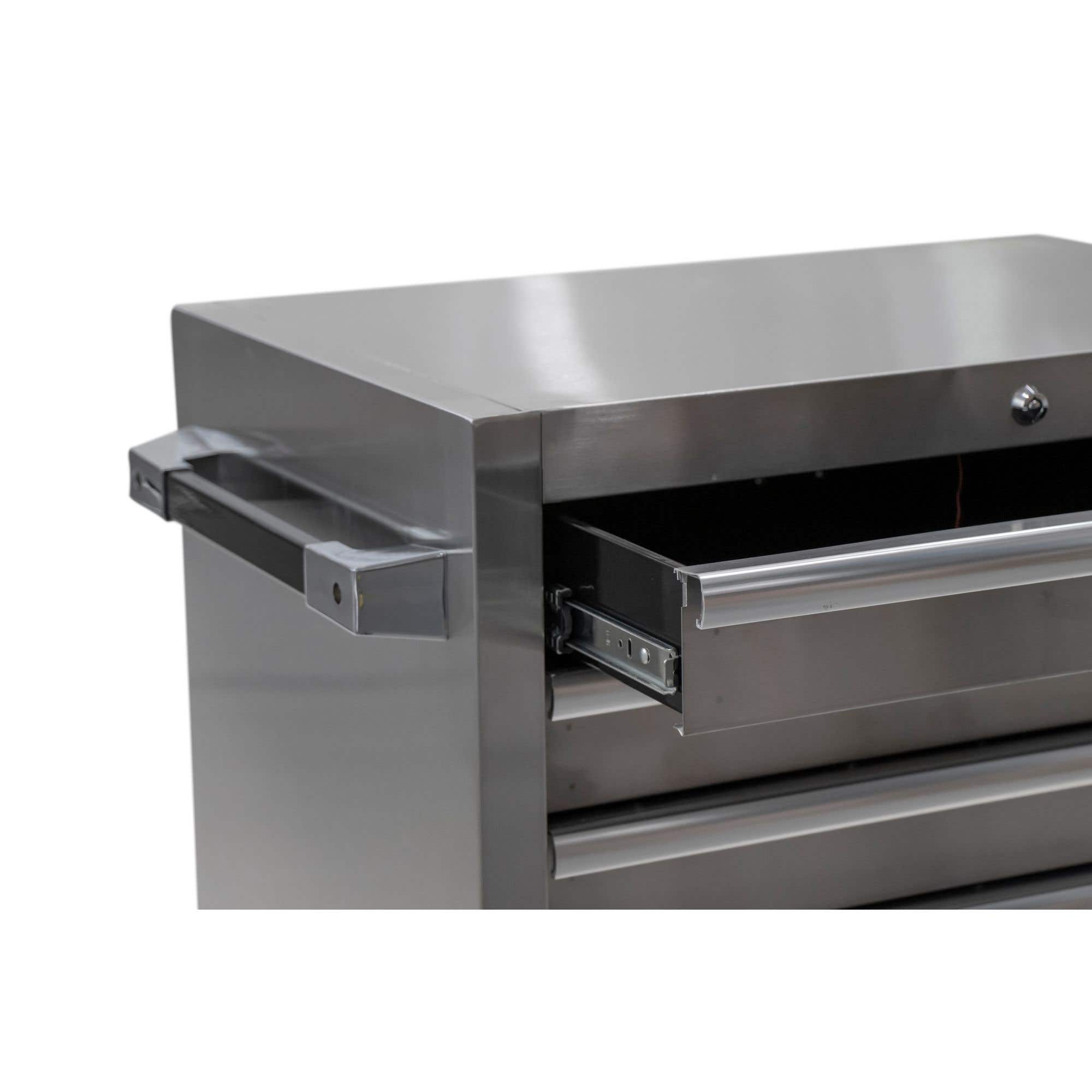 Gabinete acero inoxidable móvil 7 gavetas serie H 27" Urrea H27M7S - imagen 6