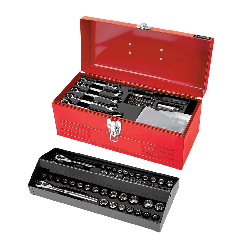 Juego combinado de herramienta 130 piezas, con caja metálica Urrea JCM02 - imagen 2