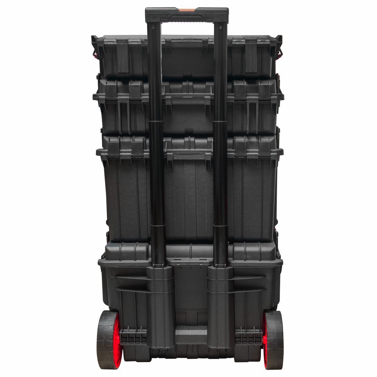 Juego de cajas modulares plásticas color negro 22", 4 piezas Urrea JCMI4 - imagen 4
