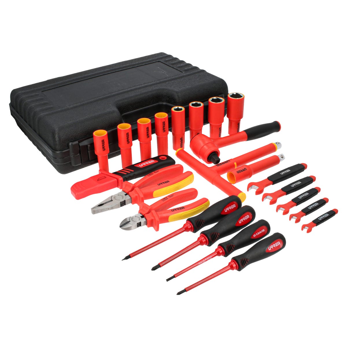 Juego combinado de herramientas para electricista 1000V métrico, 23 piezas Urrea JE23VM