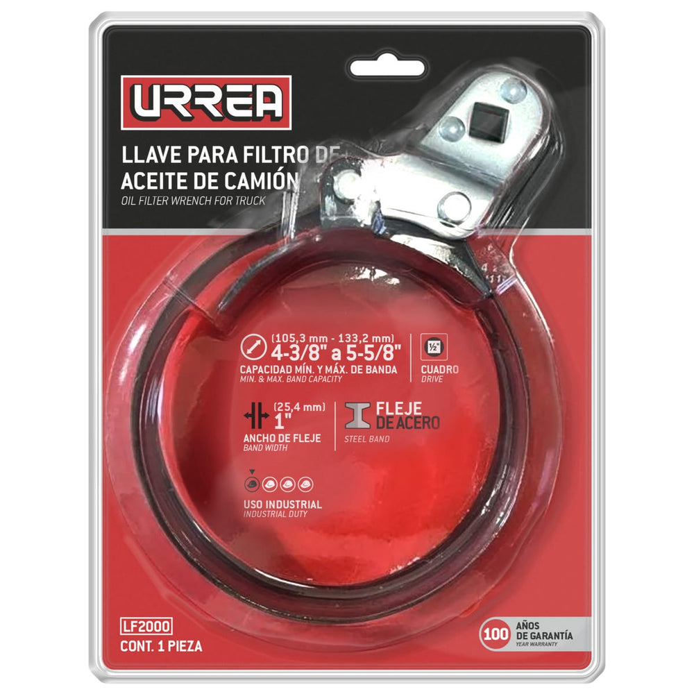 Llave de camión para quitar filtros de 4-3/8" a 5-5/8" Urrea LF2000 – imagen 3