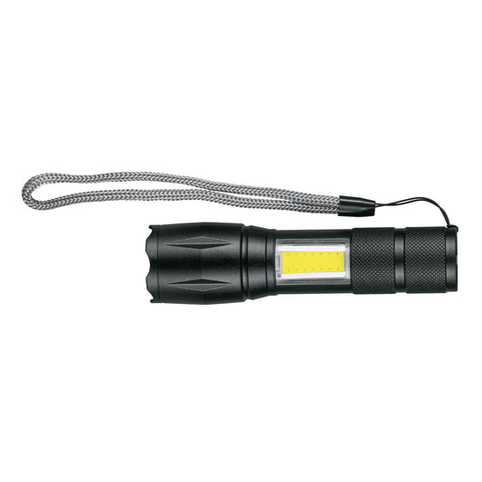 Linterna de 1 LED 270 lm con luz de emergencia, recargable Truper LINAR-260