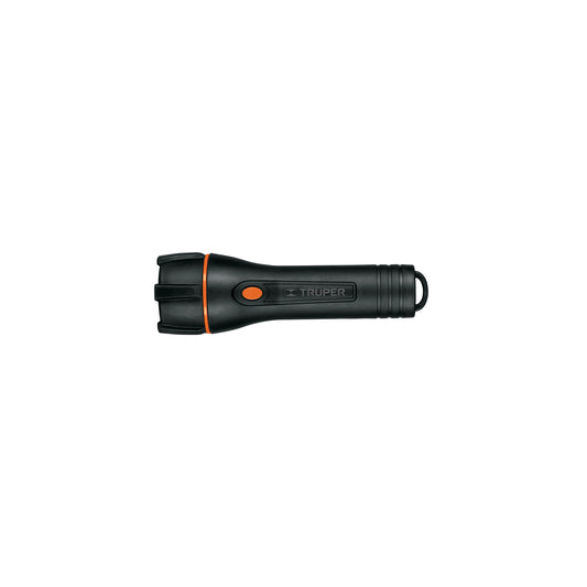 Linterna plástica 1 LED 180 lm con 2 pilas D Truper LIPLA-180
