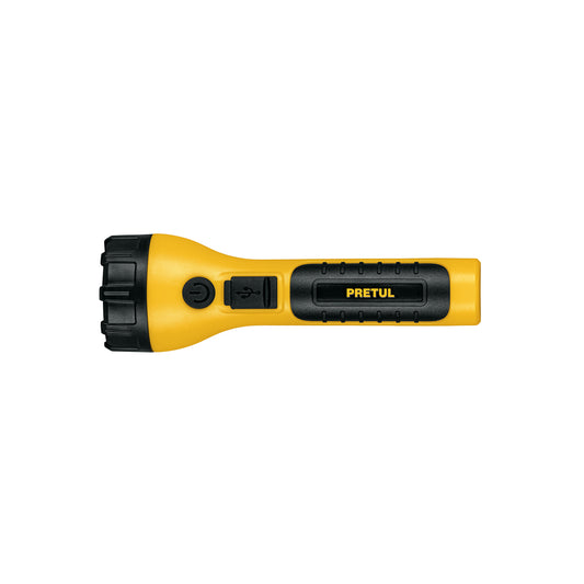 Linterna plástica de LED, 120 lm, recargable Pretul LIRE-120P