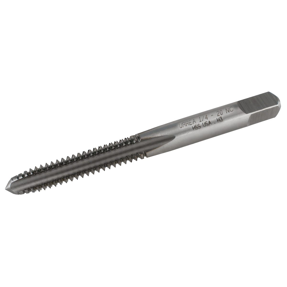 Machuelo de acero de alta velocidad en pulgadas 1/4"-20NC Urrea MC1/4-20