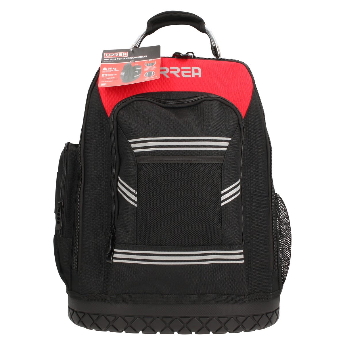 Mochila portaherramientas de poliéster extraíble 17"x13"x10", c/asa alambre Urrea MPE - imagen 8