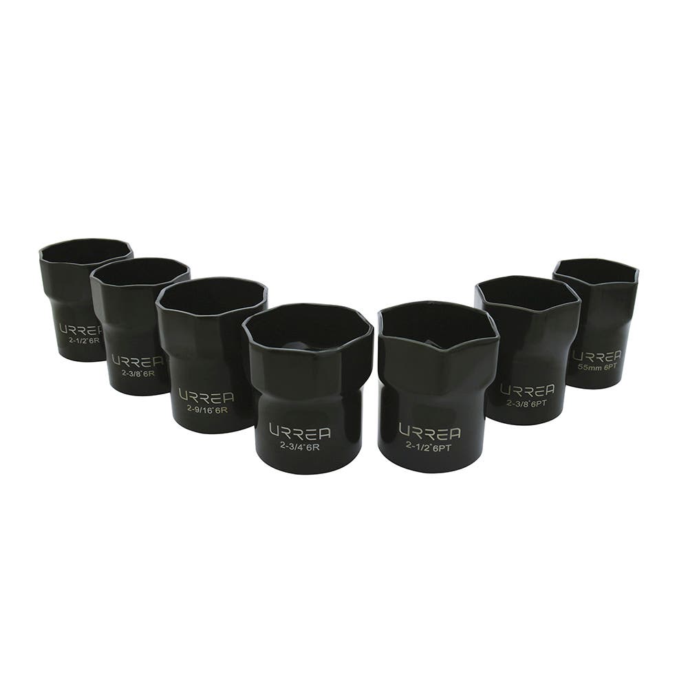 Juego de dados para centros de maza, 7 piezas Urrea P1900