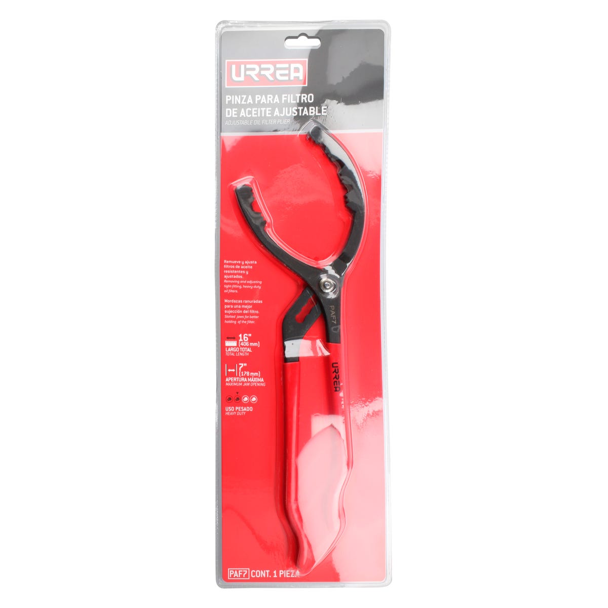 Pinza ajustable para filtros de aceite 2-7/8" a 7" de 16" Urrea PAF7 - imagen 4