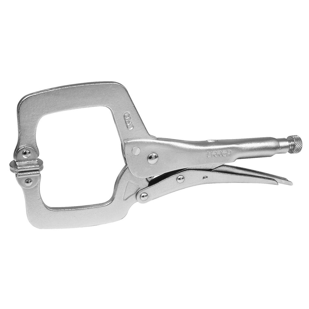 Pinza de presión cromada ajustable tipo "C" de 6" Urrea PCA6