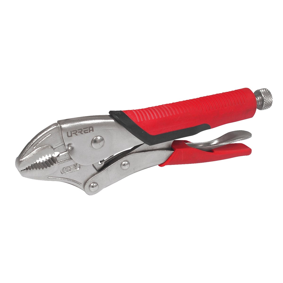 Pinza de presión con mango bimaterial quijada curva de 7" Urrea PCUB7 - imagen 2