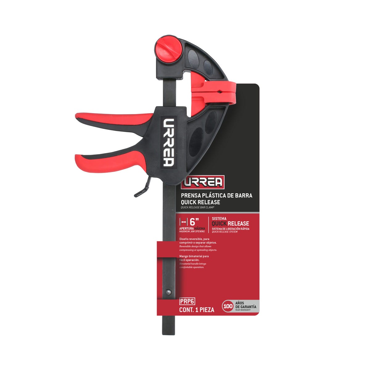 Prensa plástica de barra Quick Release 6" Urrea PRP6 - imagen 3