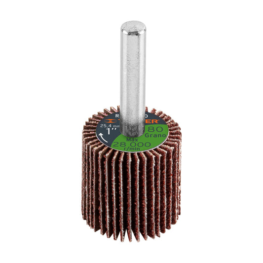 Rueda flap de 1", grano 80 Truper RUFLA-180