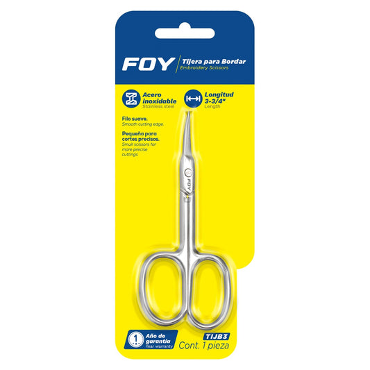 Tijeras para bordar 3-3/4" Foy TIJB3