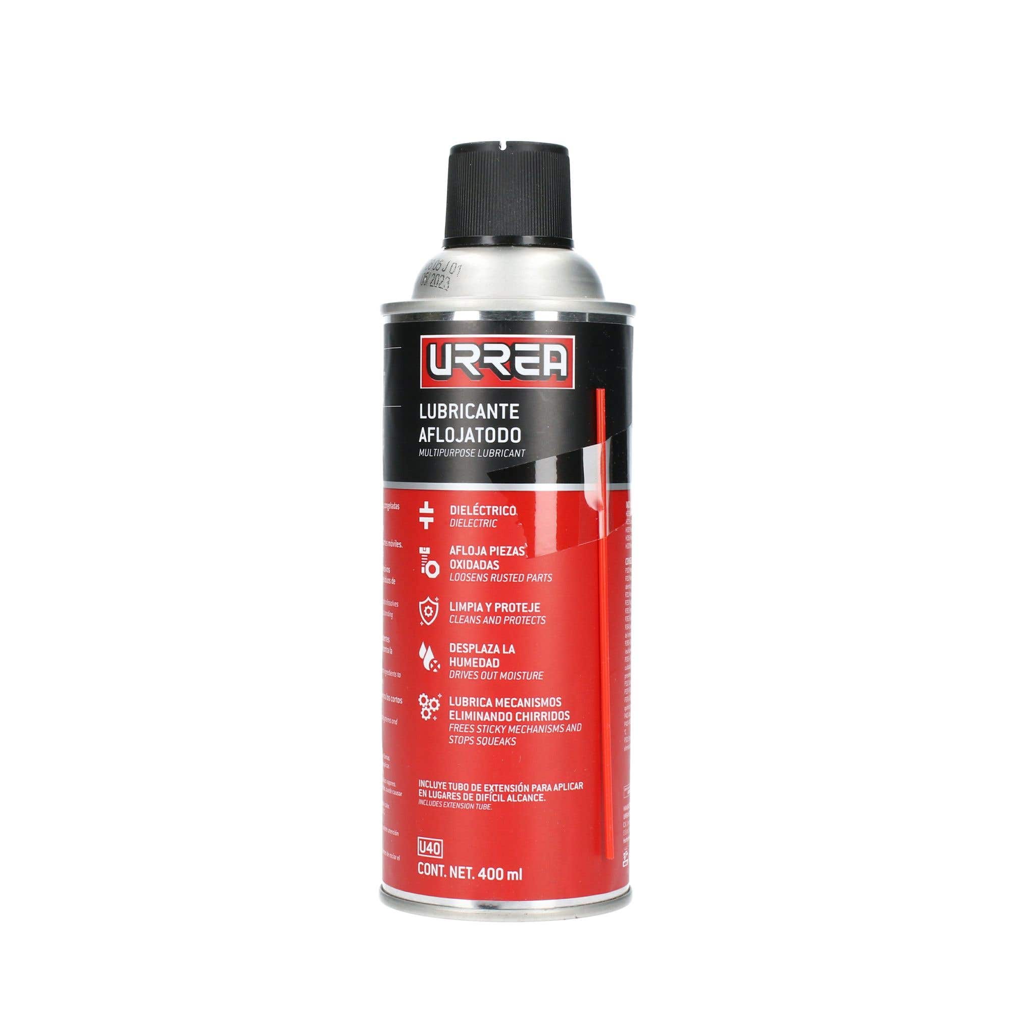 Aceite aflojatodo dieléctrico 400 ml Urrea U40 – imagen 4