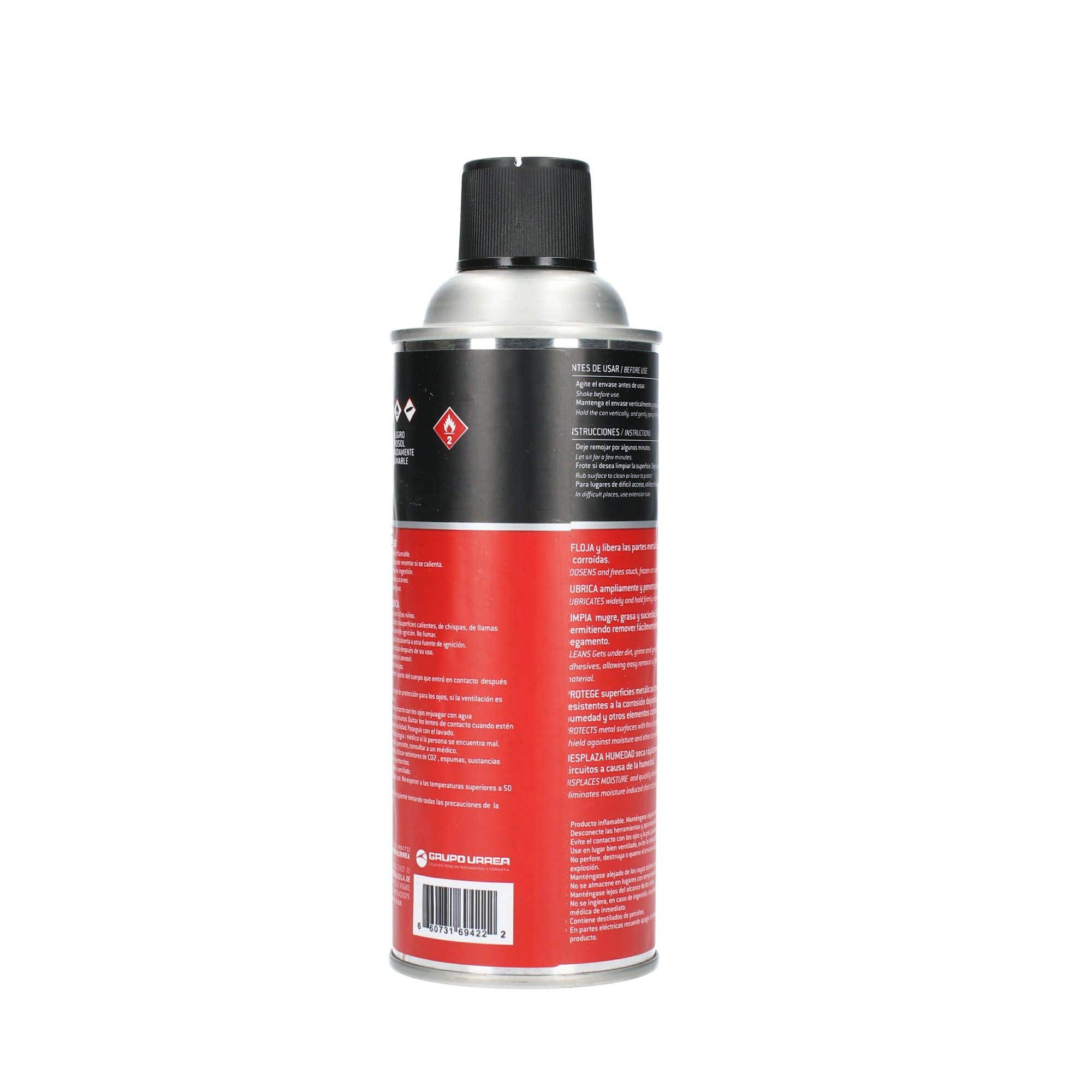 Aceite aflojatodo dieléctrico 400 ml Urrea U40 – imagen 5