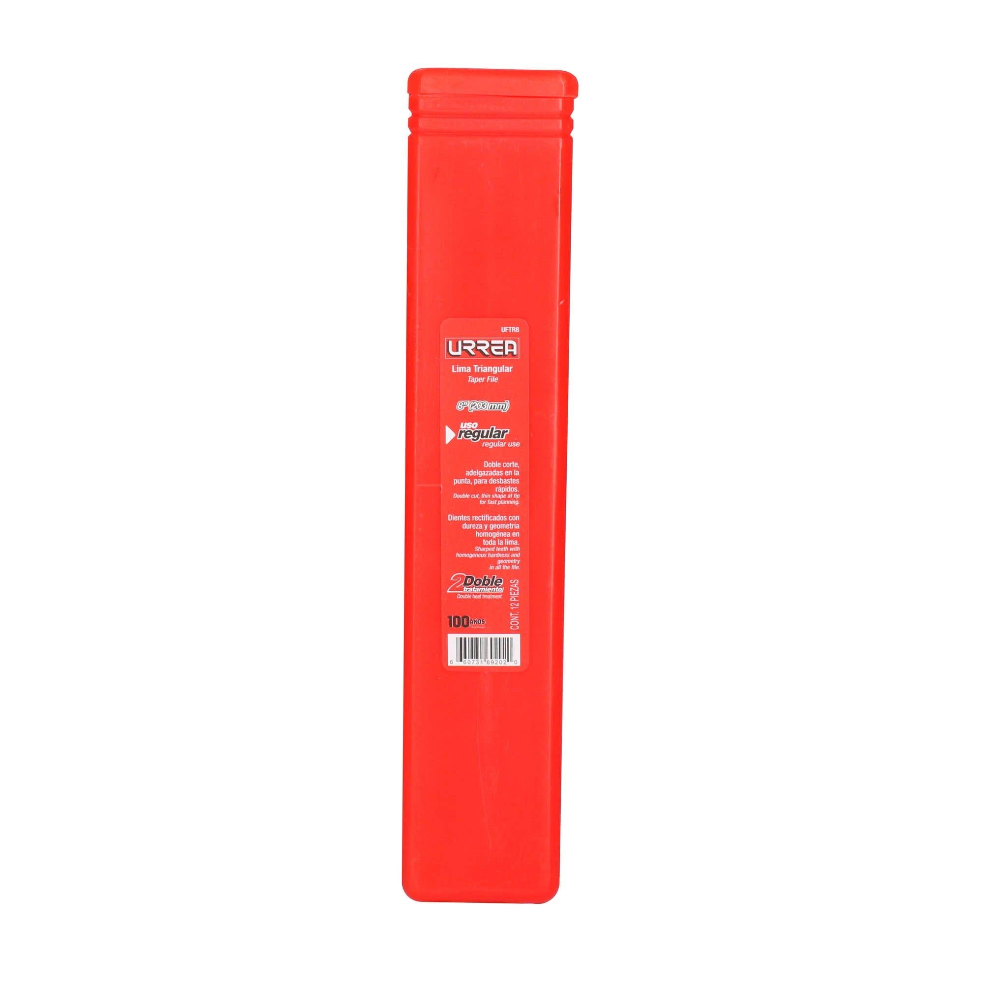Lima triangular uso regular 8" x 37/64" Urrea UFTR8 - imagen 5