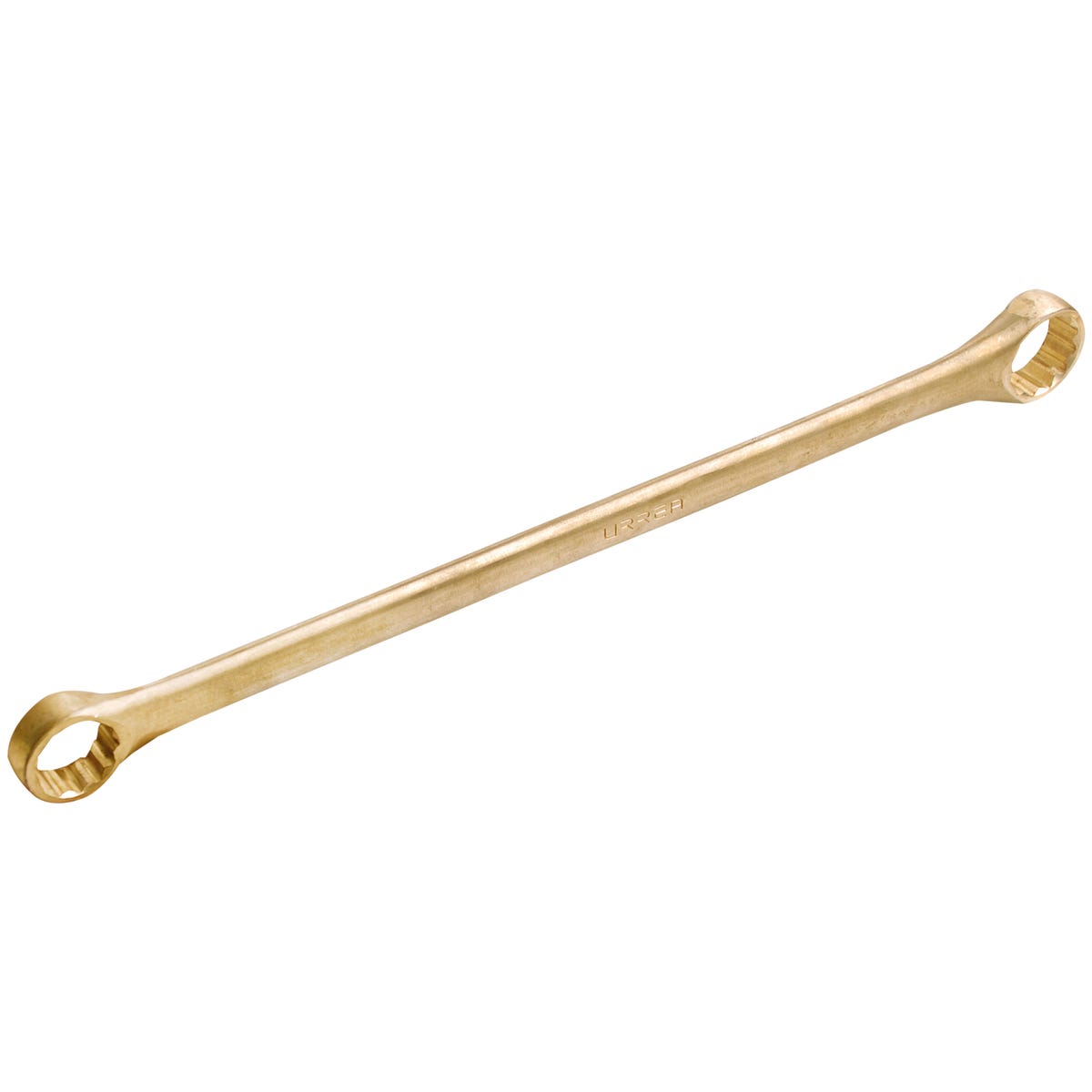 Llave de estrías de bronce-aluminio antichispa de 15° en pulgadas de 1-7/16" x 1-1/2" Urrea UH1162