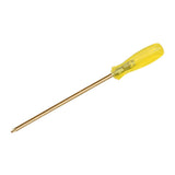 Destornillador de bronce-aluminio antichispa con mango ámbar, punta Phillips de #3 12" Urrea UH9686