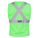 Chaleco de seguridad cerrado de alta visibilidad verde M Urrea USCH61 - imagen 4