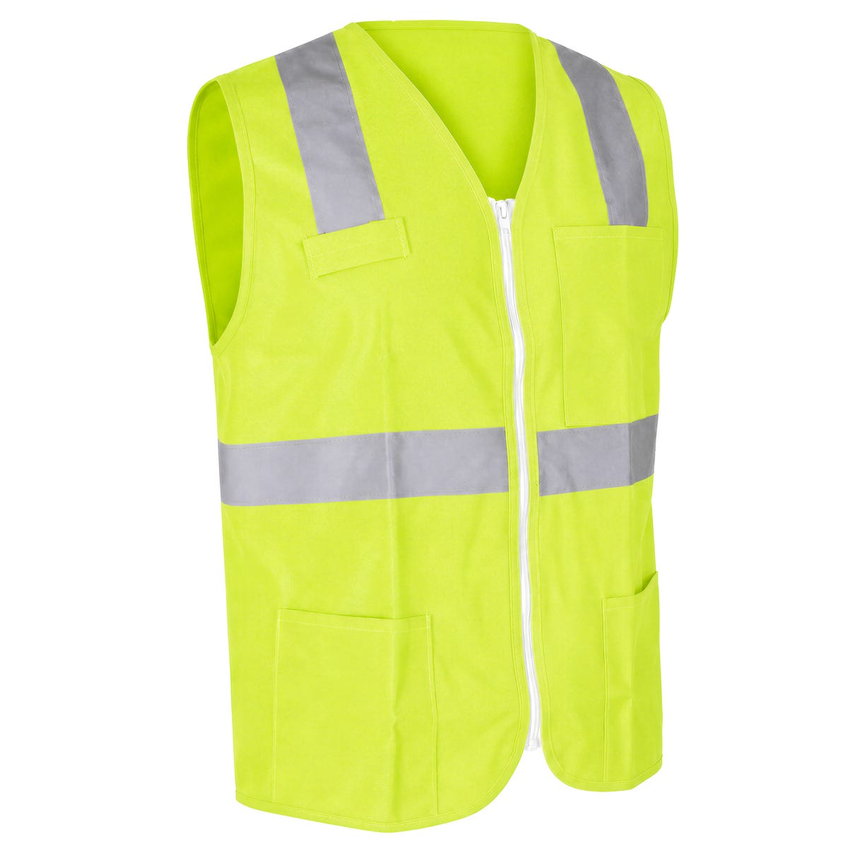 Chaleco de seguridad cerrado de alta visibilidad amarillo M Urrea USCH71