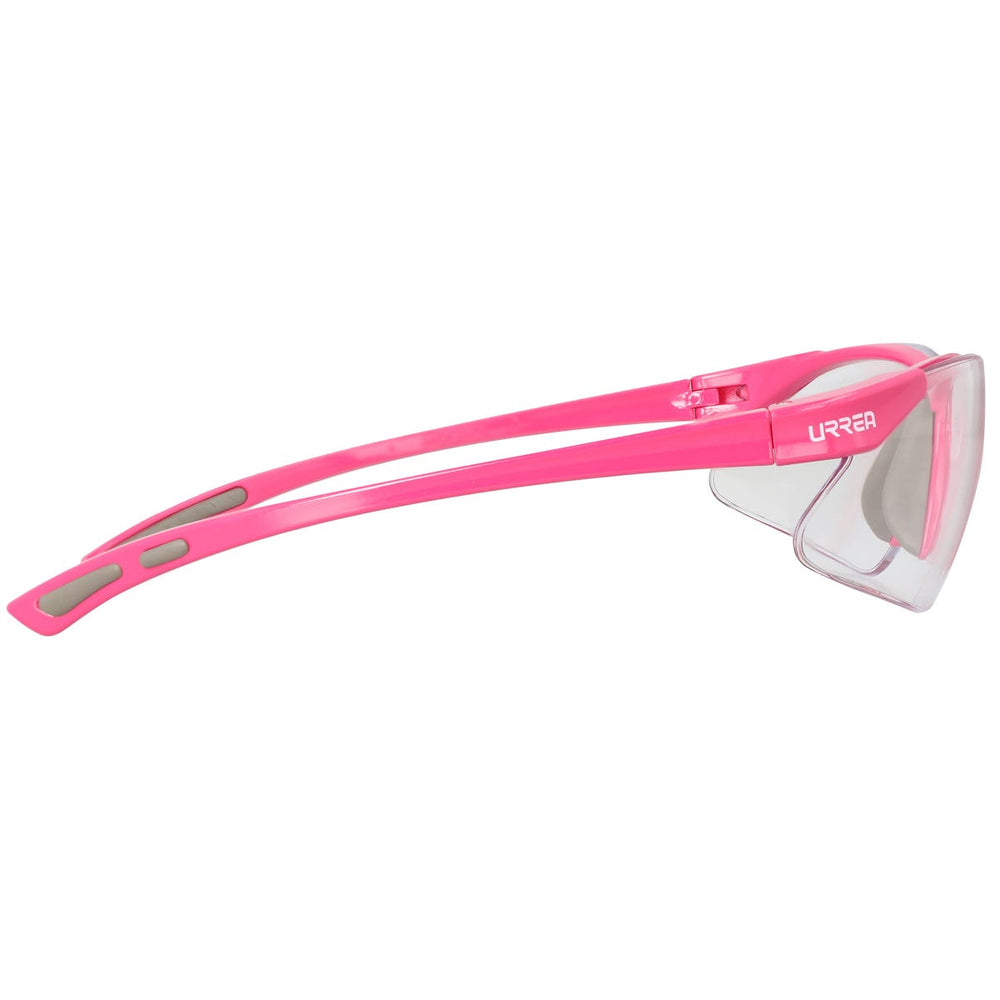 Lentes de seguridad modelo Orión, transparentes con rosa Urrea USL008 - imagen 8