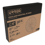 Ventilador de pared industrial 3 velocidades, 30" Urrea VPI30 - imagen 3