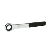 Llave de estrías pulido espejo plana de matraca métrica, 12 puntas, 30 mm Urrea WER30M